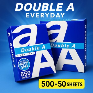 Бумага Double A Everyday, A4, для принтера, 70г/м², 500+50 листов.