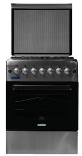 Газовая плита Biryusa U60GG12SS , серый
