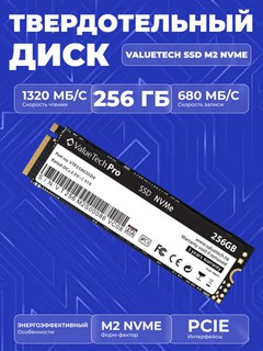 Жесткий диск ValueTech SSD 256GB M.2 NVMe