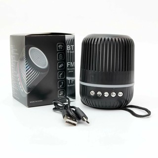 Портативная Bluetooth-колонка M4 с FM-радио и LED-подсветкой