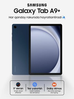 Planshet Samsung Galaxy Tab A9+ 5G 11", 8/128GB, WUXGA ekran, Snapdragon 695, 7040mAh