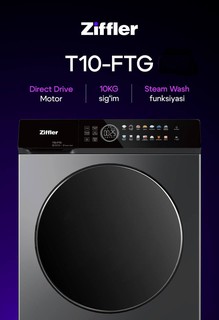 Стиральная машина Ziffler T10-FTG , серый