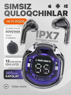 Наушники беспроводные Hi-Fi Pods, для iPhone и Android, сенсорные