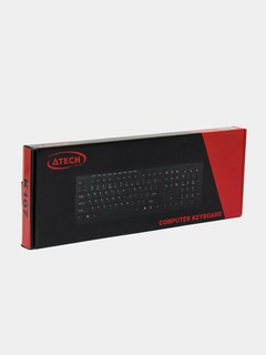 Клавиатура ATECH K107, черная, USB, механическая, выдвижные ножки