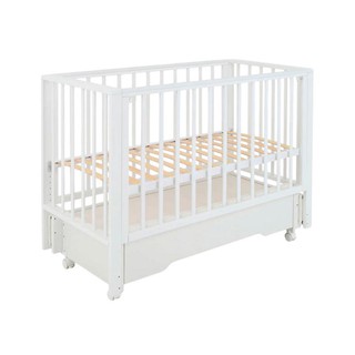 Кровать детская RANT BERGEN PLUS Cloud White артикул 800 маятник и ящик 120*60