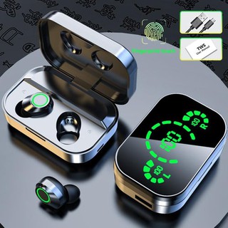 Новые беспроводные наушники Bluetooth 5.3 9D Mirror TWS HiFi Smart Digital Display In Ear Sports Headset с низкой задержкой Gaming Headset