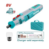 Гравер аккумуляторный TOTAL TMGLI0801