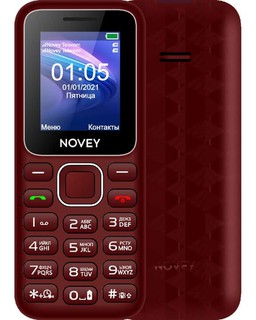 Телефон Novey 105C, Dual Sim, красный