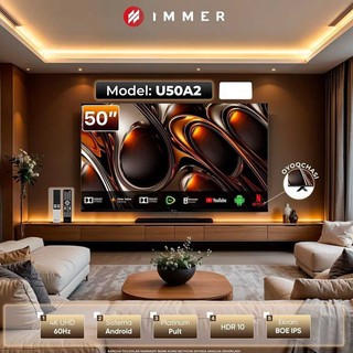 Телевизор 4K UHD Immer U50A2 50 ", черный
