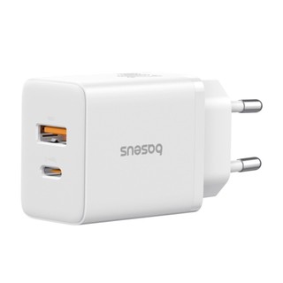 Зарядное устройство Baseus Cube PD 20W Fast Charger USB+Type-C белое