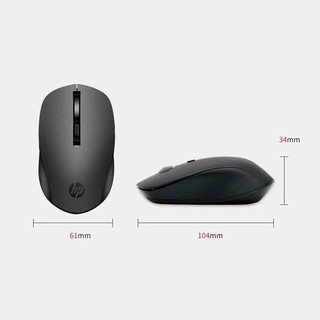 Беспроводная мышь HP S1000 Black. Мышь S1000, Wireless, Optical Mouse, USB, Черный