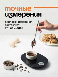 Электронные кухонные весы Xiaomi Mijia, до 3 кг