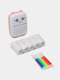 Telefon uchun simsiz mini termal printer, bolalar uchun, Bluetooth bilan