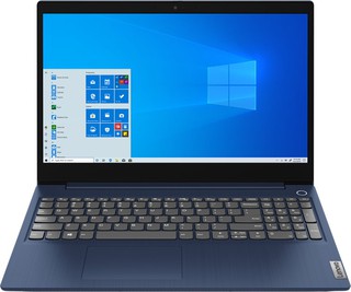 Ноутбук Lenovo Ideapad (82H802BUAK) / i3-1115G4 / 4GB / SSD 1 ТB / 15.6", синий