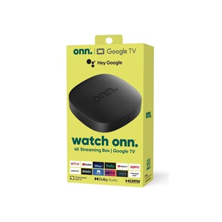 TV приставка onn. 4K Streaming Box, черный