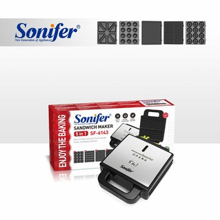 Вафельница 5 в 1, Sonifer SF-6143, антипригарное покрытие, с защитой от перегрева