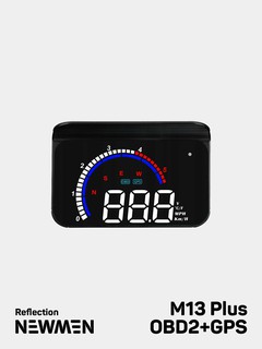 Бортовой компьютер WiiYii NEWMEN HUD OBD2 GPS, спидометр, датчик температуры