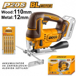 Simsiz arra Ingco CJSLI1008 INDUSTRIAL 20V