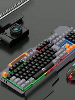 Игровая клавиатура и мышь/T-WOLF K16 черногоцвета