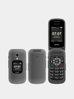 Мобильный телефон Оригинал Novey Senat GSM, Space Gray , Гарантия BTLY 15 месяцев