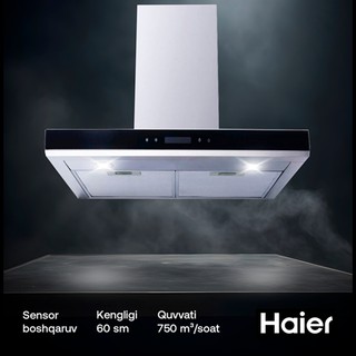 Вытяжка Haier PCHT20EIS, серебристый
