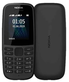 Мобильный телефон Nokia 105 (Dual Sim), черный