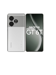 Смартфон Realme GT 6T 12/256 ГБ, серебристый