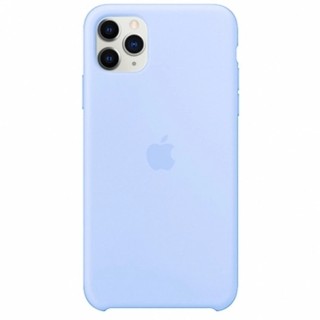Чехол Silicone Case для iPhone 11 Pro, бело-голубой