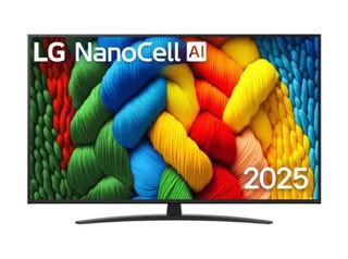 4K UHD телевизор LG 55NANO81A6A 55 ", черный