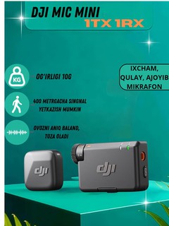 DJI Mic Mini 1TX 1RX Беспроводная система с 1 микрофоном