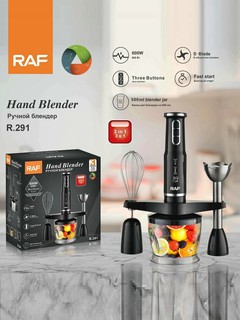 Ручной блендер 3 в 1 RAF — универсальный помощник на вашей кухне!