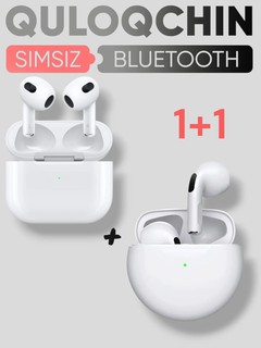 Беспроводные наушники Pods Pro 2, Pods 3, Pro 6 сенсорное управление 1+1