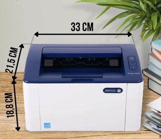 Компактный принтер Xerox Phaser 3020BI, Wi-Fi +запасной картридж в подарок.