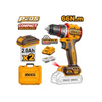 Аккумуляторный шуруповерт INGCO CDLI20668