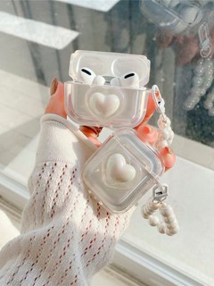 Чехол для беспроводных наушников AirPods 1/2, Pro, Pro2, 3, 4, с сердечка, Винни-Пух, Стич