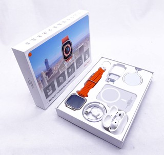 Смарт-часы TWS Watch 8 Complete Ultra Max , оранжевый