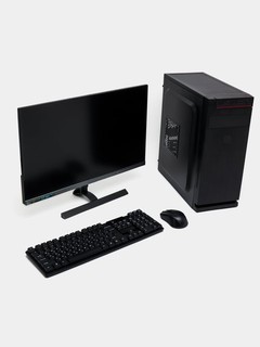 Персональный компьютер I CPU-i5 2400 l DDR3-8GB l SSD-1000GB l VGA GT730 4GB l Монитор 22 I + в подарок (клавиатура+мышка+коврик+Wi-Fi адаптер)