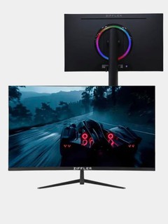 Изогнутый монитор ZIFFLER 27G180 27, HDMI+DP+Аудио+DC VA панель 200Гц R1800 RGB подставка