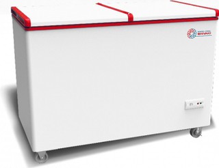 Морозильный ларь Shivaki SFB130 Frigo cool, бело-красный