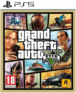 Игра Grand Theft Auto V для PlayStation 5, приключения, экшн.