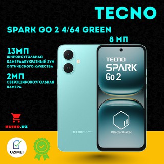 Смартфон Tecno Spark go 2 4/64 ГБ, green