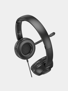 Наушники проводные Hoco W112 Pure, 40 мм, 3.5 мм, кабель 2-в-1 для ПК и ноутбуков