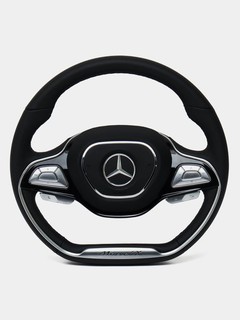 Автомобильный руль Mercedes Marvel X, чёрный, кожаный RL