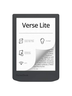 Электронная книга PocketBook Verse Lite, PB619, 6" сенсорный экран, E Ink Carta