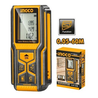 Лазерный дальномер Ingco HLDD0608, желтый