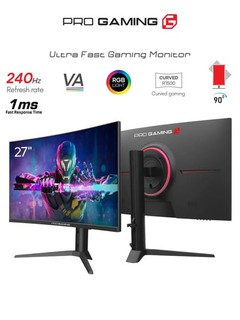 Игровой монитор PRO GAMING MPG27C240FB изогнутый R1500, 240Гц, матрица VA, 1 мс, RGB LGHT сзади