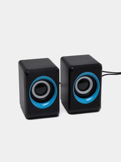 Колонки Mini USB для компьютера, ноутбука, DVD плеера, система 2.0, питание от USB