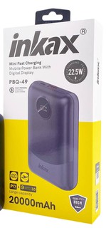Внешний аккумулятор INKAX PBQ49 20000mAh, Черный