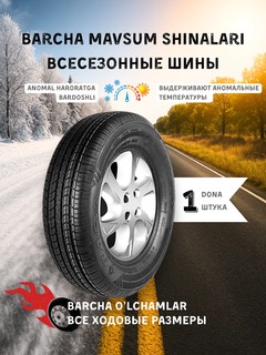 Всесезонные шины BARS для Chevrolet Cobalt/Daewoo Gentra 195/65/R15, 91H, 1шт