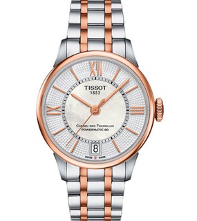 Женские наручные часы Tissot Chemin des Mother of pearl, серебристый